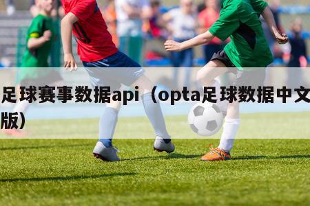 足球赛事数据api（opta足球数据中文版）